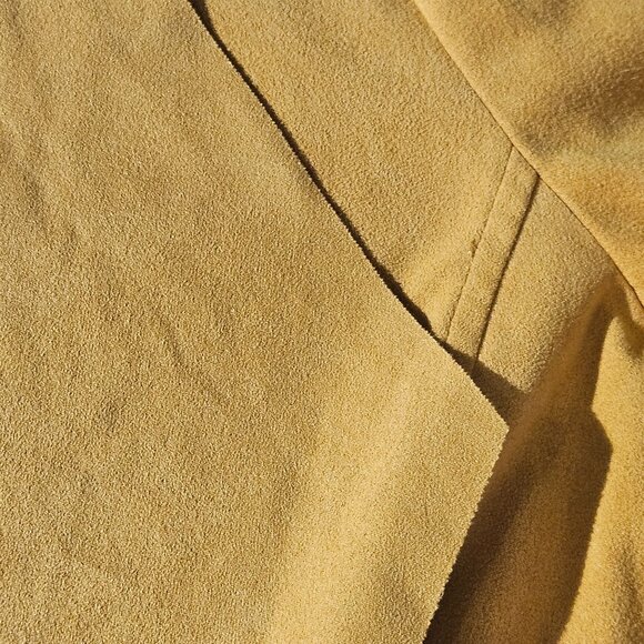 Jules & Leopold Women’s Mustard Drape Jacket XL Utility Workwear Fall Layer - Picture 8 of 12